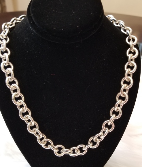 Tiffany & Co. Jewelry - Tiffany & Co Rolo Chain Necklace 19inch